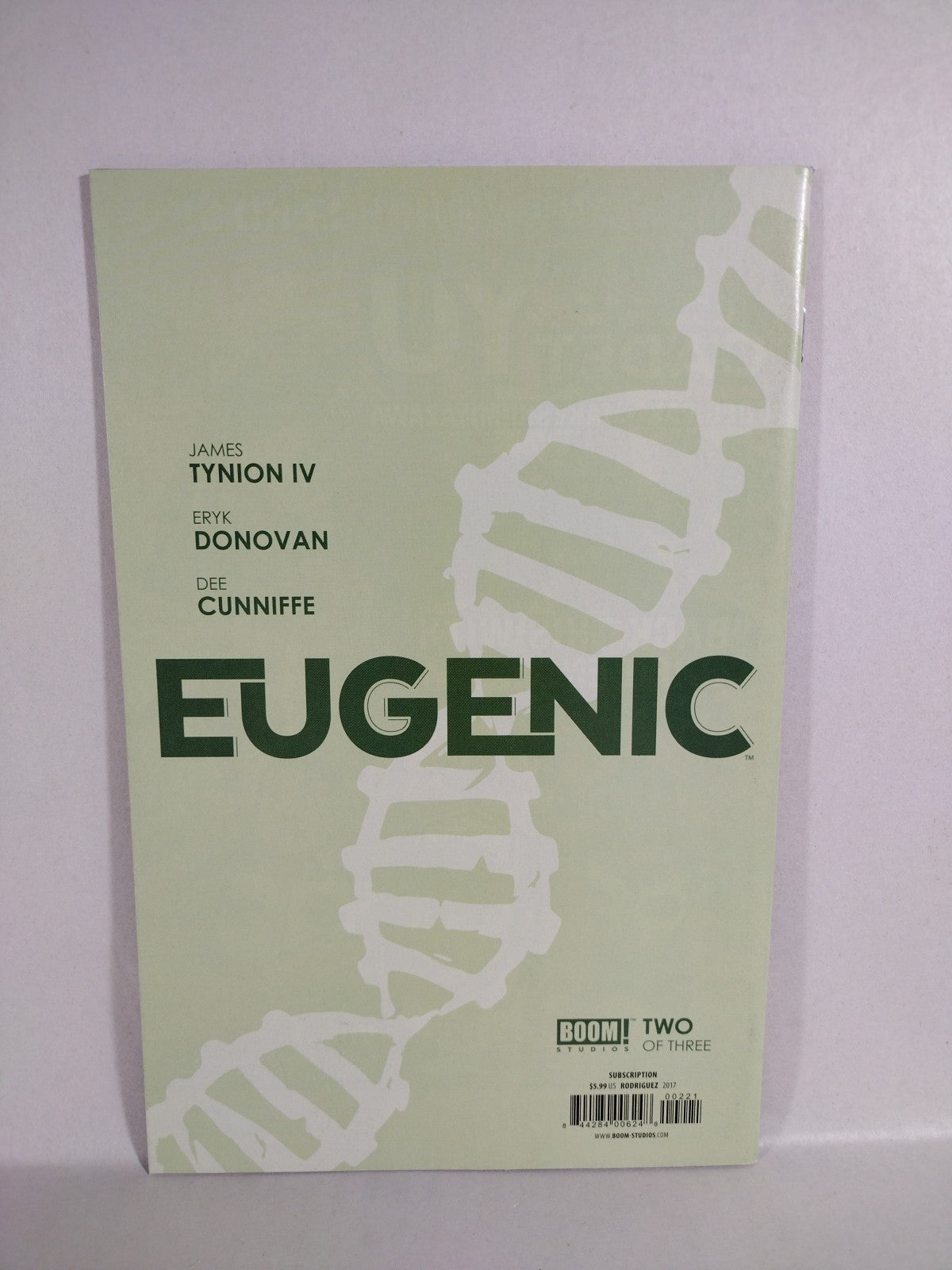 Eugenic (2017) Complete Boom! Studios Comic Set 1 2 3 James Tynion Donovan VF-NM