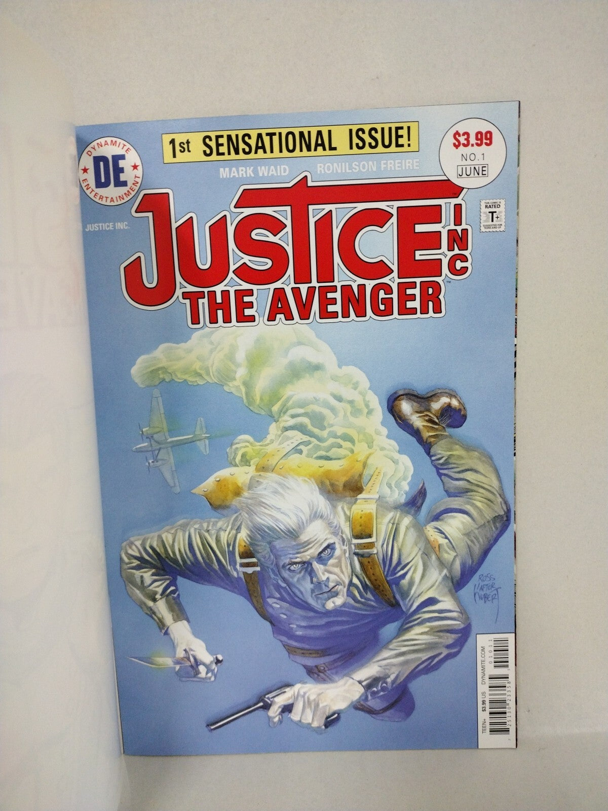 Justice Inc Avenger #1 (2015) Dynamite Comic Sketch Cover Var W Original Art