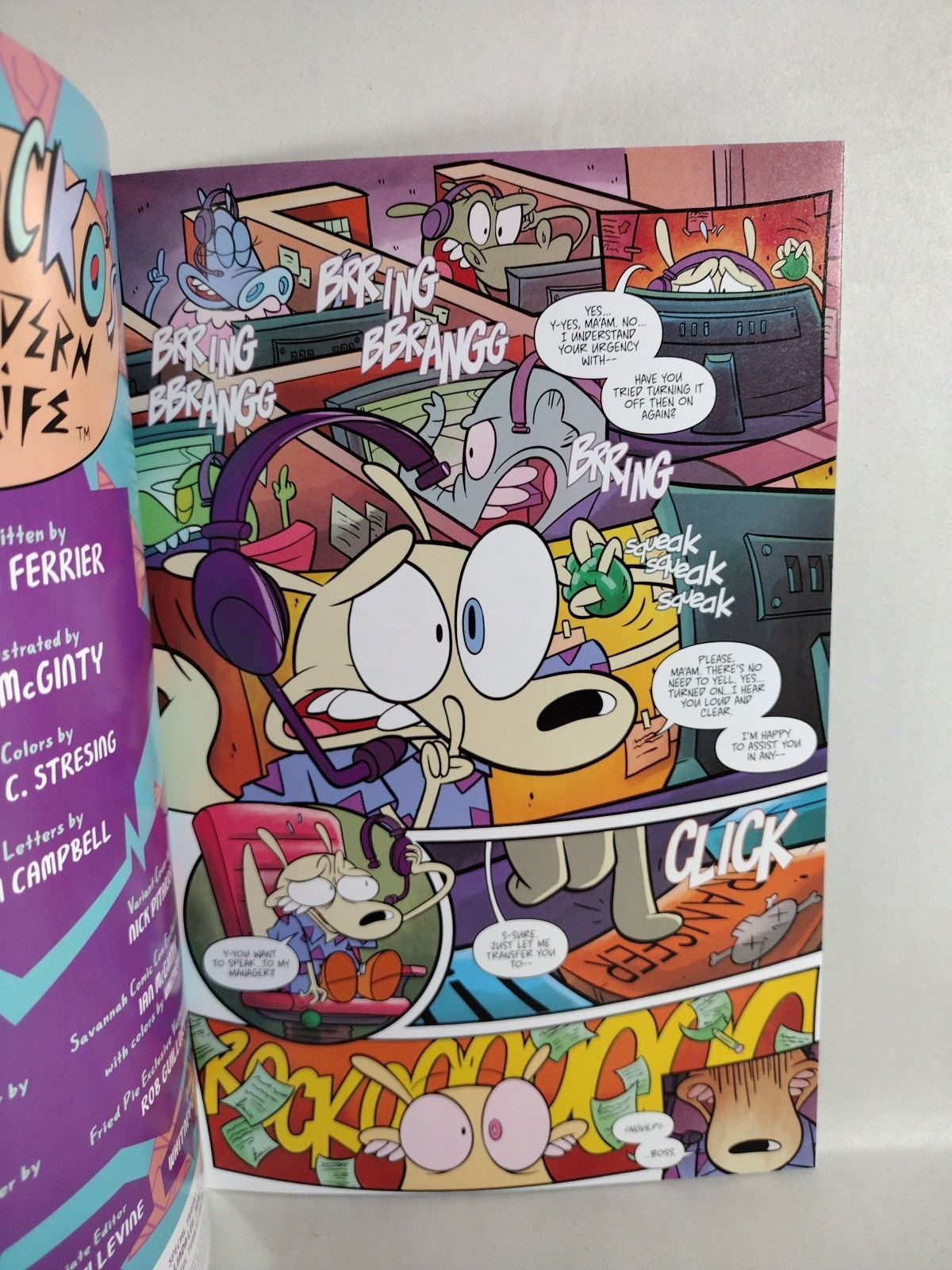 Rocko's Modern Life #1 (2017) Boom Studios Blank Sketch Variant Cover Comic NM