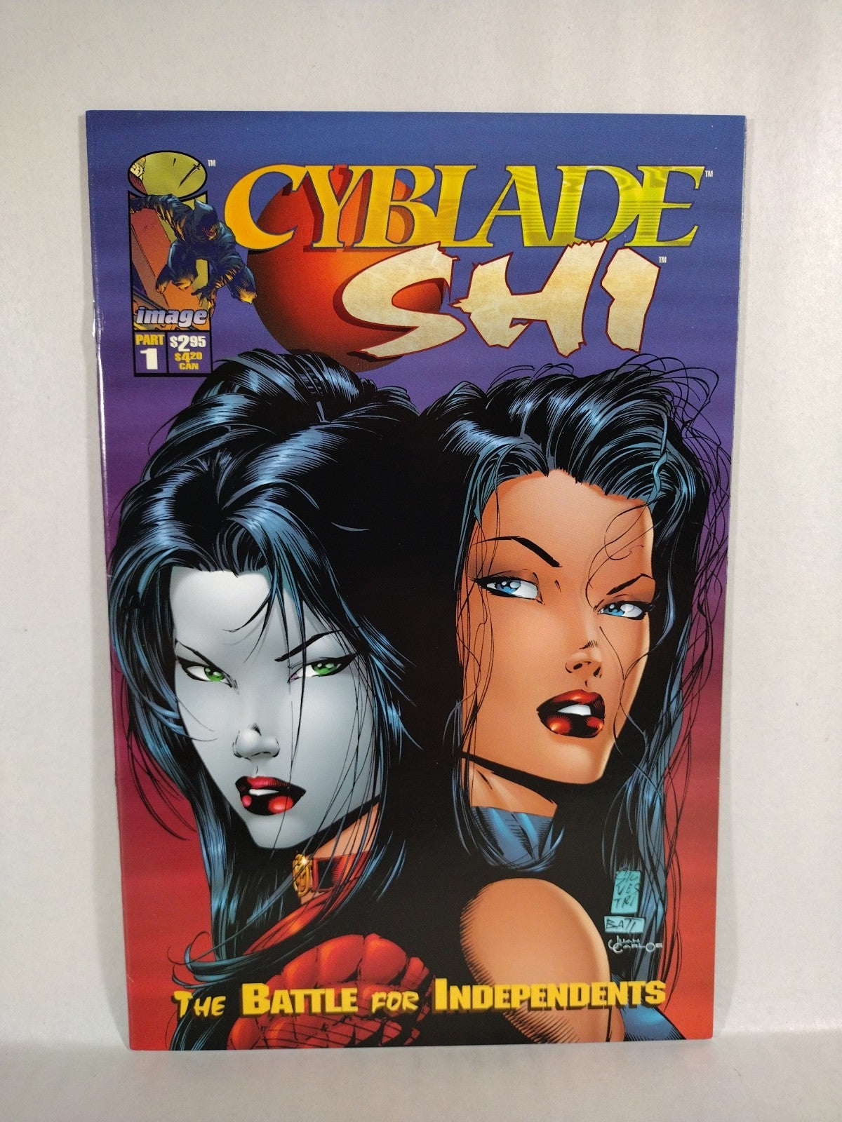Cyblade Shi (1995) Image Crusade Comic Battle For The Independents Pt 1 2 VF-NM