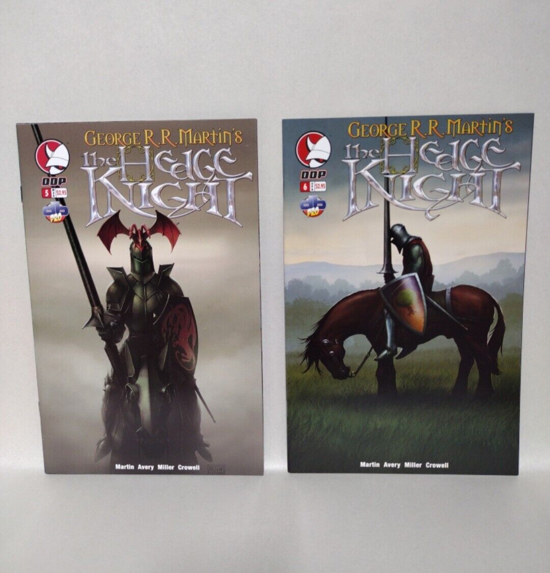 Hedge Knight George RR Martin (2003) Complete Comic Set #1-6 + Sworn Sword #1-6