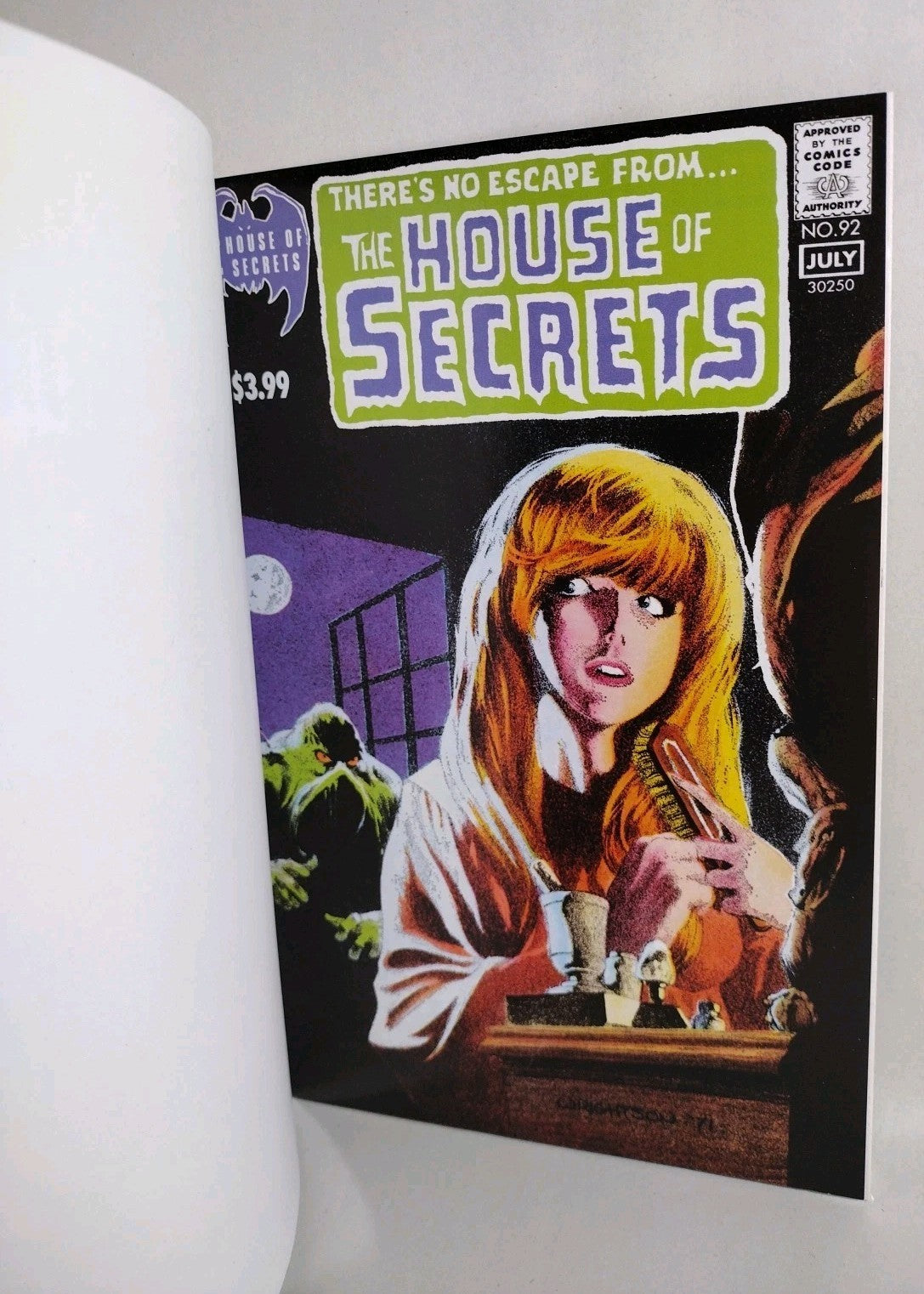 House Of Secrets 92 Facsimile (2024) DC Comic Sketch Cover W Original DCastr Art