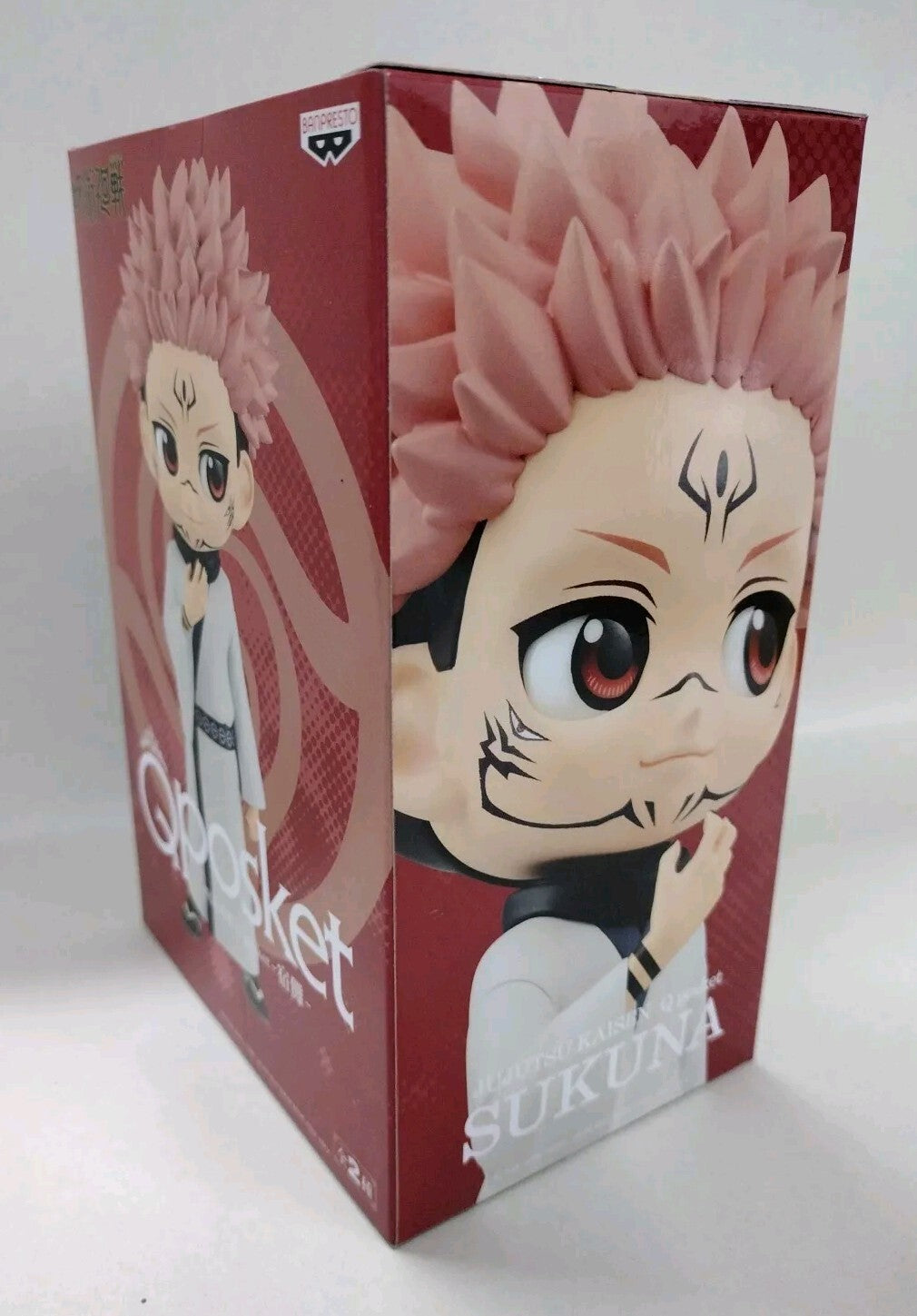 Jujutsu Kaisen Sukuna Figure A Q Posket Banpresto 5 1/2" New Sealed NIB