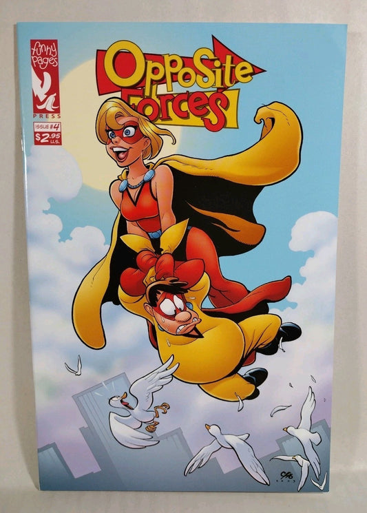 Opposite Forces #4 (2003) Funny Pages Press Comic Tom Bancroft Frank Cho Cover