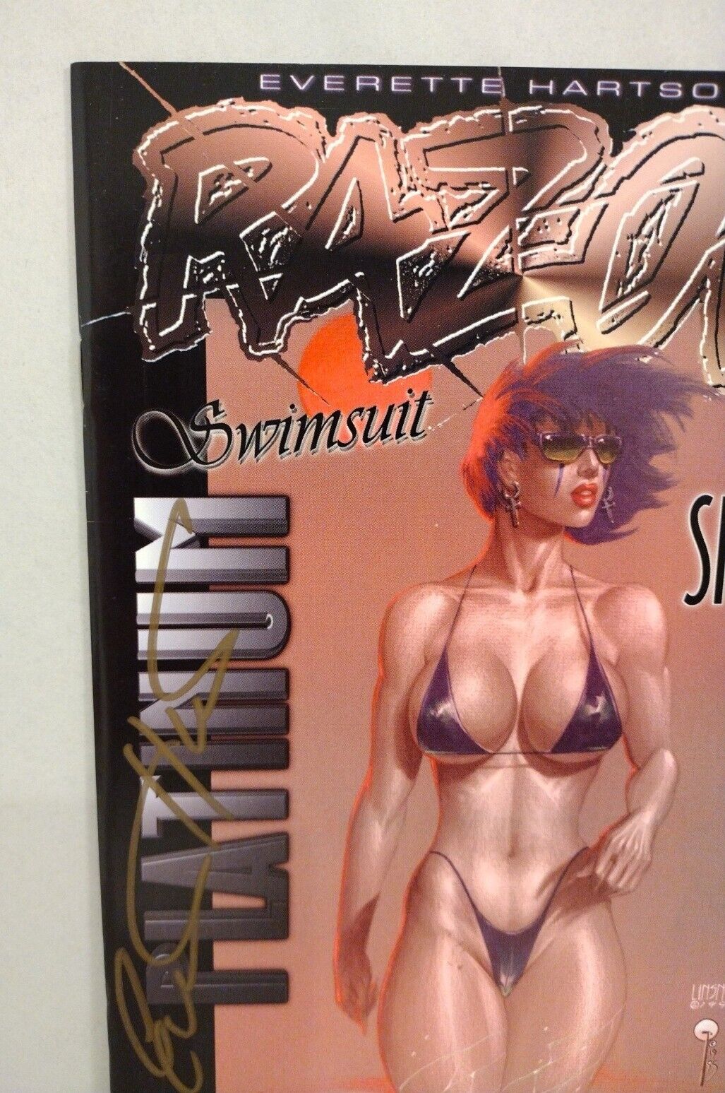 Razor Swimsuit Special #1 (1995) London Night Studios Comic Set Cover A B Signed