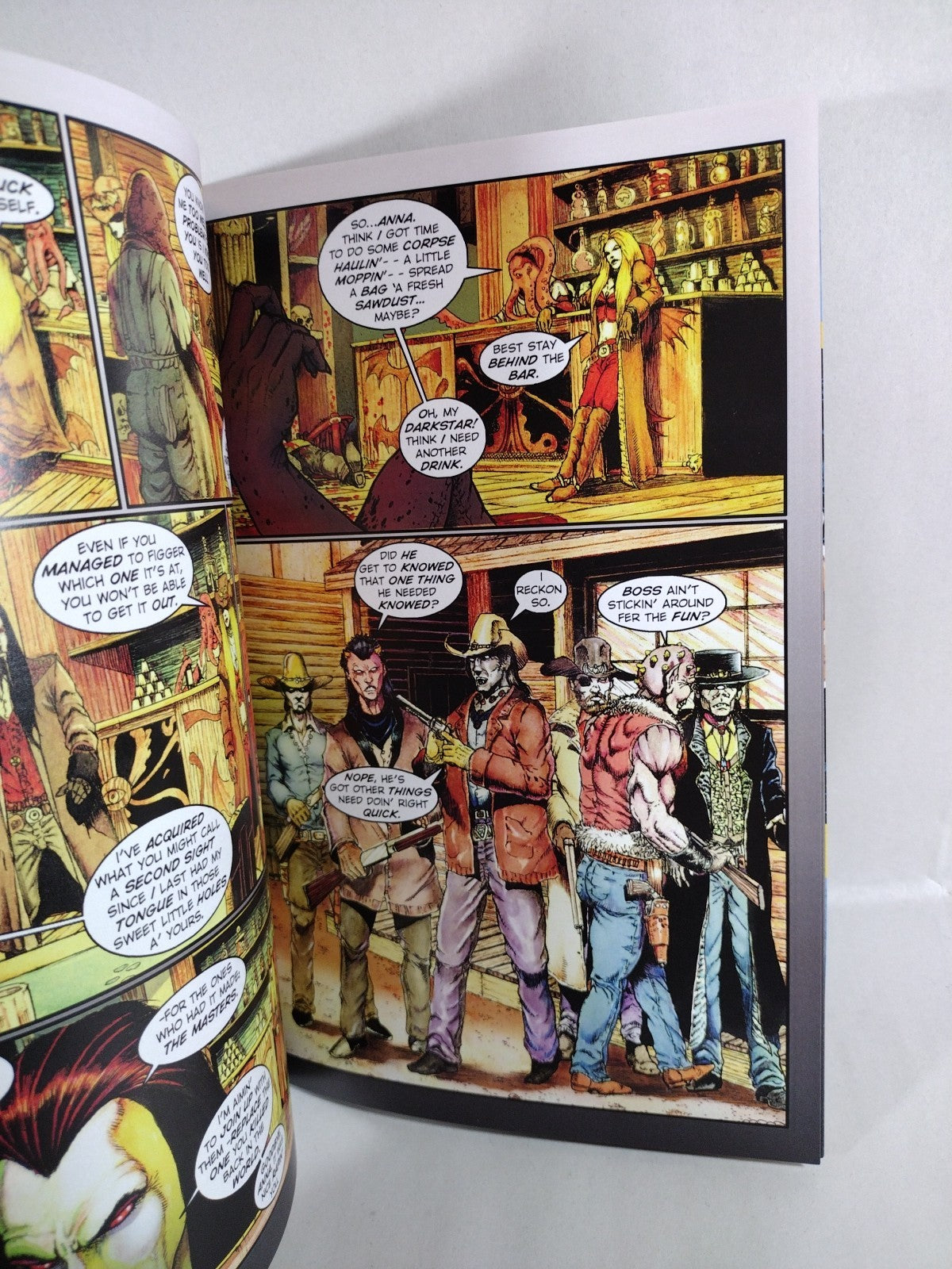 Gunfighters In Hell: Sinbuck #4 (2014) Angel Eyes Signed Joe Tim Vigil VF-NM
