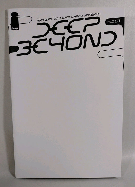 Deep Beyond #1 (2021) Image Comic Blank Sketch Variant Cover Comic