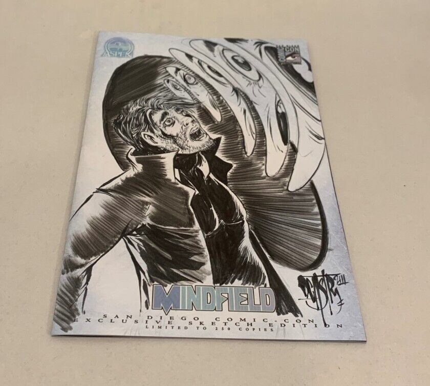 Mindfield #1 (2010) Aspen Sketch Cover Variant W Original Dave Castr Connor Art