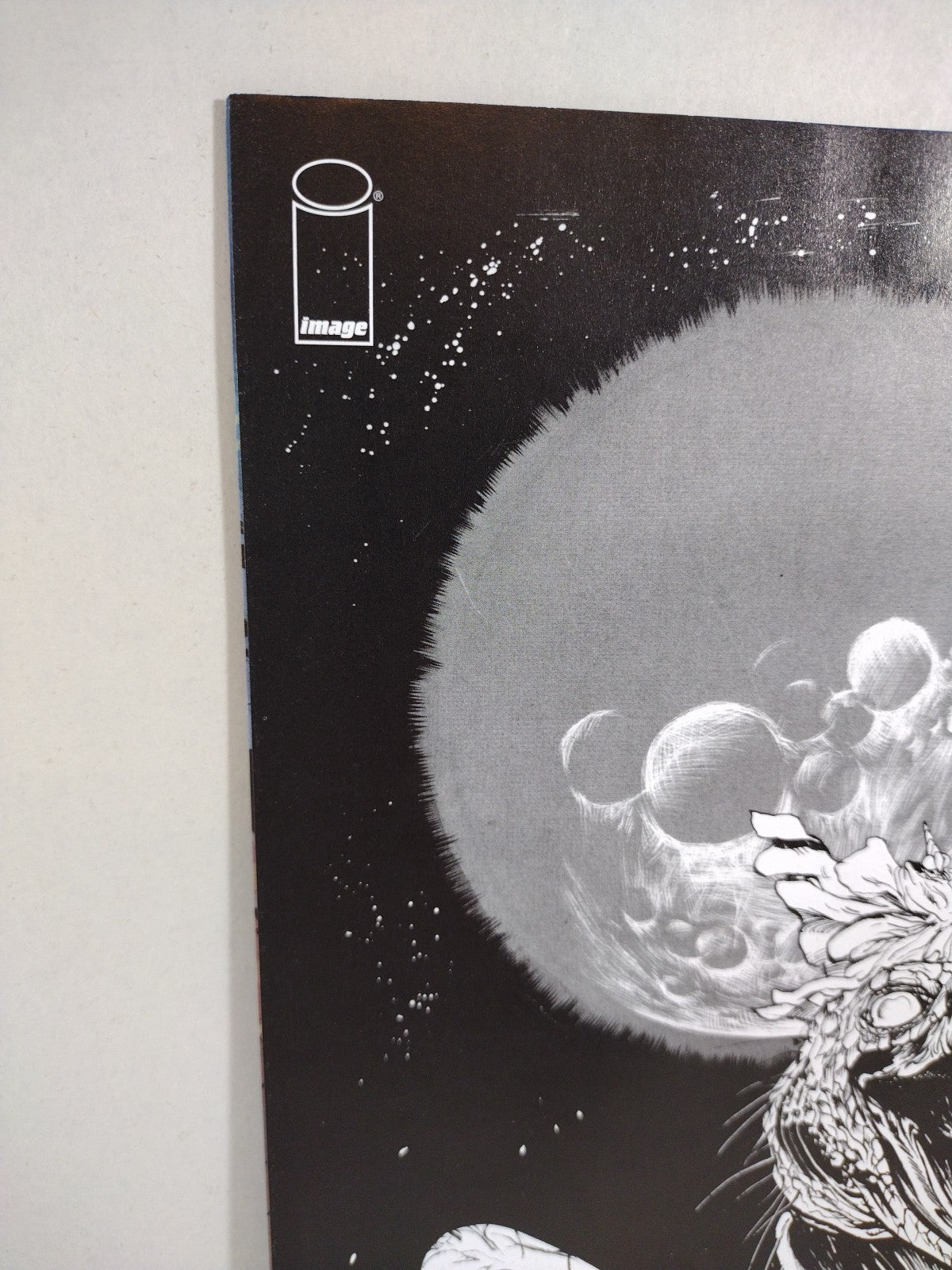 The Moon is Following Us #1 (2025) Image Comic 1:50 BW Ratio Variant DWJ NM