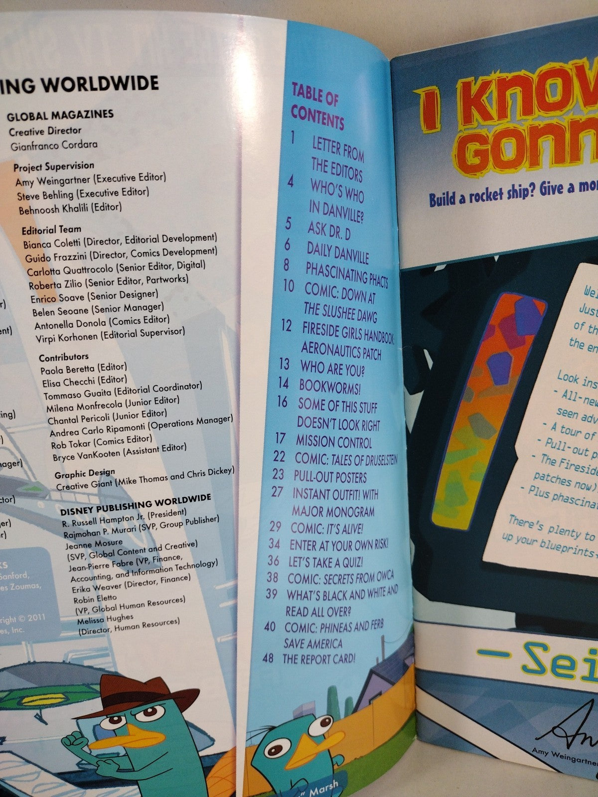 Phineas And Ferb Official Disney Comic Magazine Lot Set #1 (2011) 6 (2012)