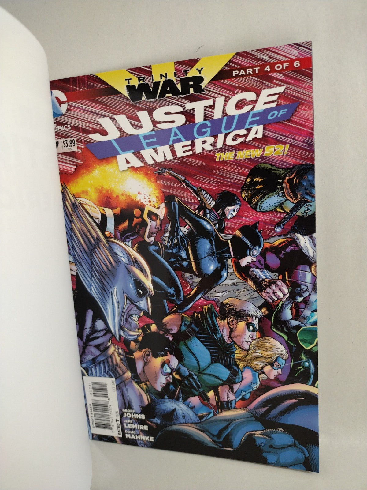 Justice League Of America #7 (2013) DC Blank Sketch Variant Cover Comic New NM