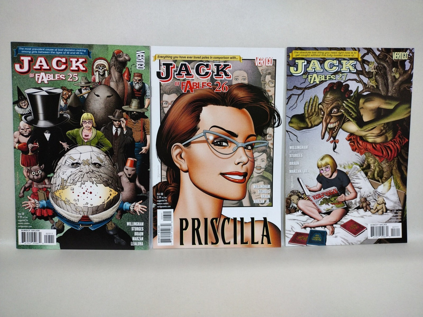 Jack Of Fables (2006) Complete Vertigo Comic Run Set #1-50 # Literals #1-3 VF-NM