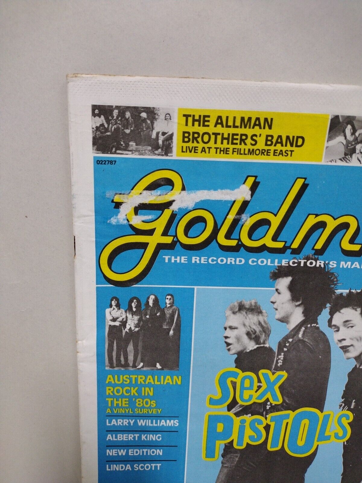 Goldmine Record Collector Magazine #172 (1987) Sex Pistols Cover Hüsker Dü