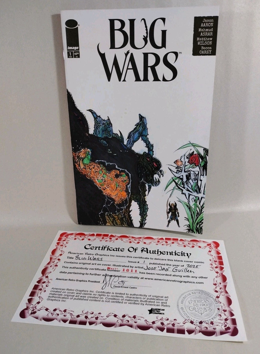 Bug Wars #1 (2025) Image Comic Sketch Cover Variant W Original Jose Guillen Art