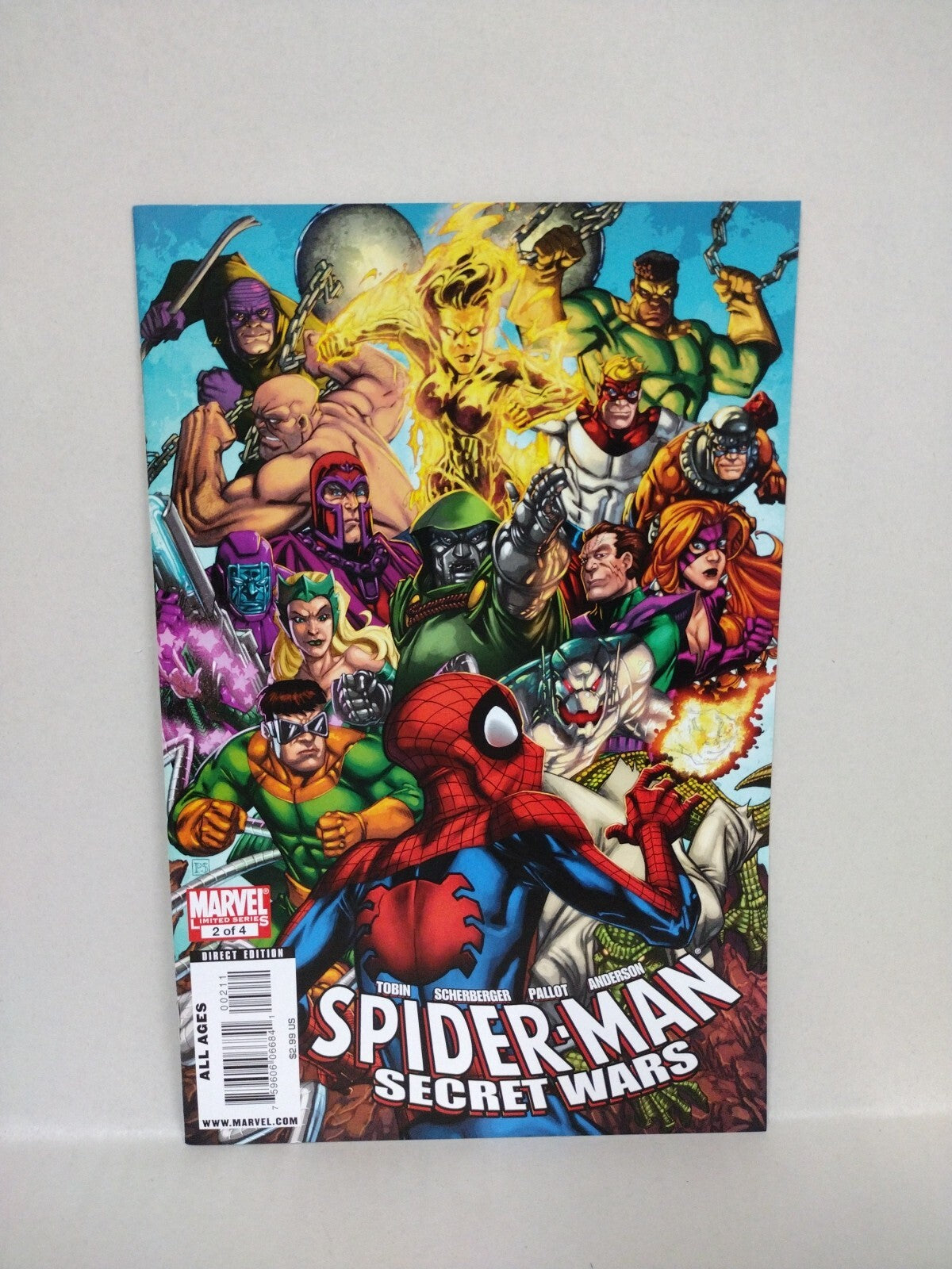Spider-Man Secret Wars (2010) #1 2 3 Paul Tobin Patrick Scherberger VF-NM