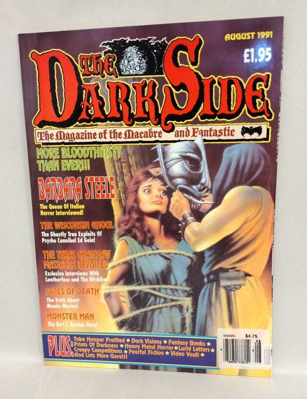 The Dark Side Magazine #11 (1991) TCSM Tobe Hooper Barbara Steele Horror