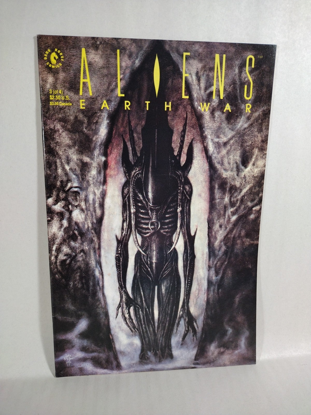 Aliens Earth War (1990) Complete Dark Horse Comic Lot Set #1 2 3 4 Sam Kieth NM
