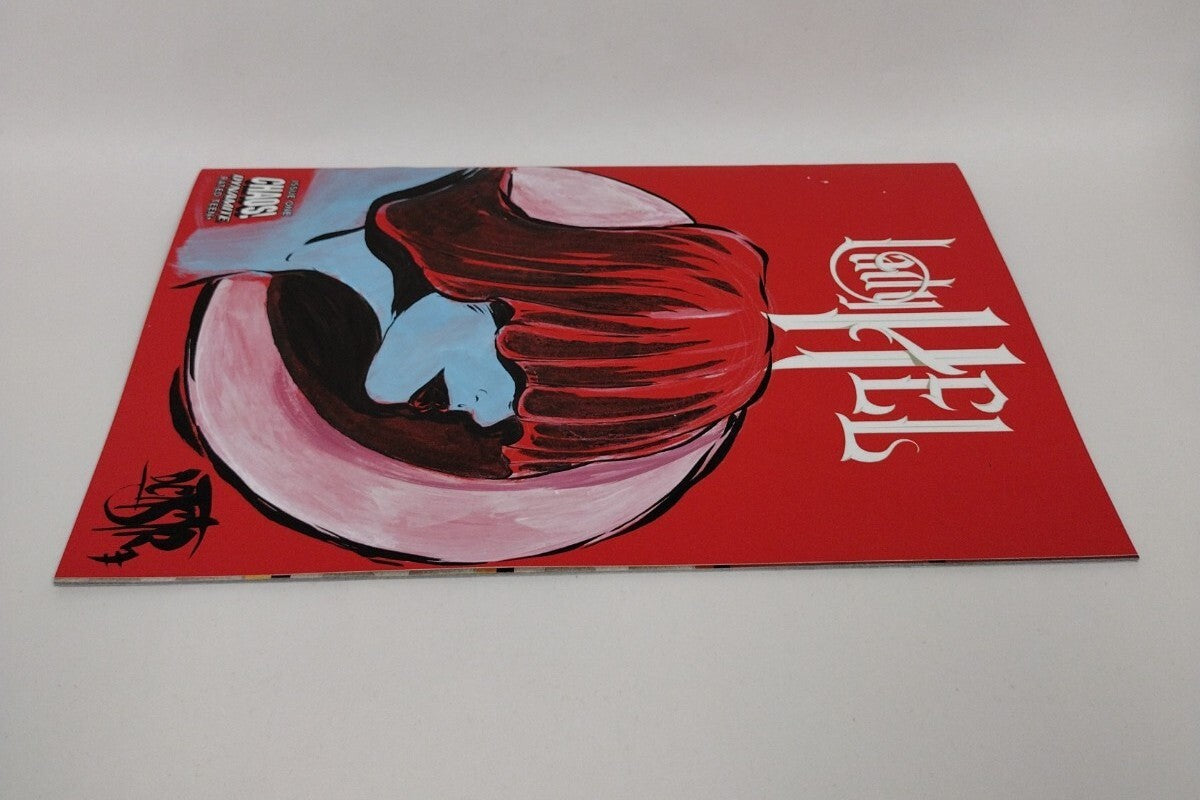 Lady Hel #1 (2022) Dynamite Red Sketch Cover Var Comic w Original Art Dave Castr