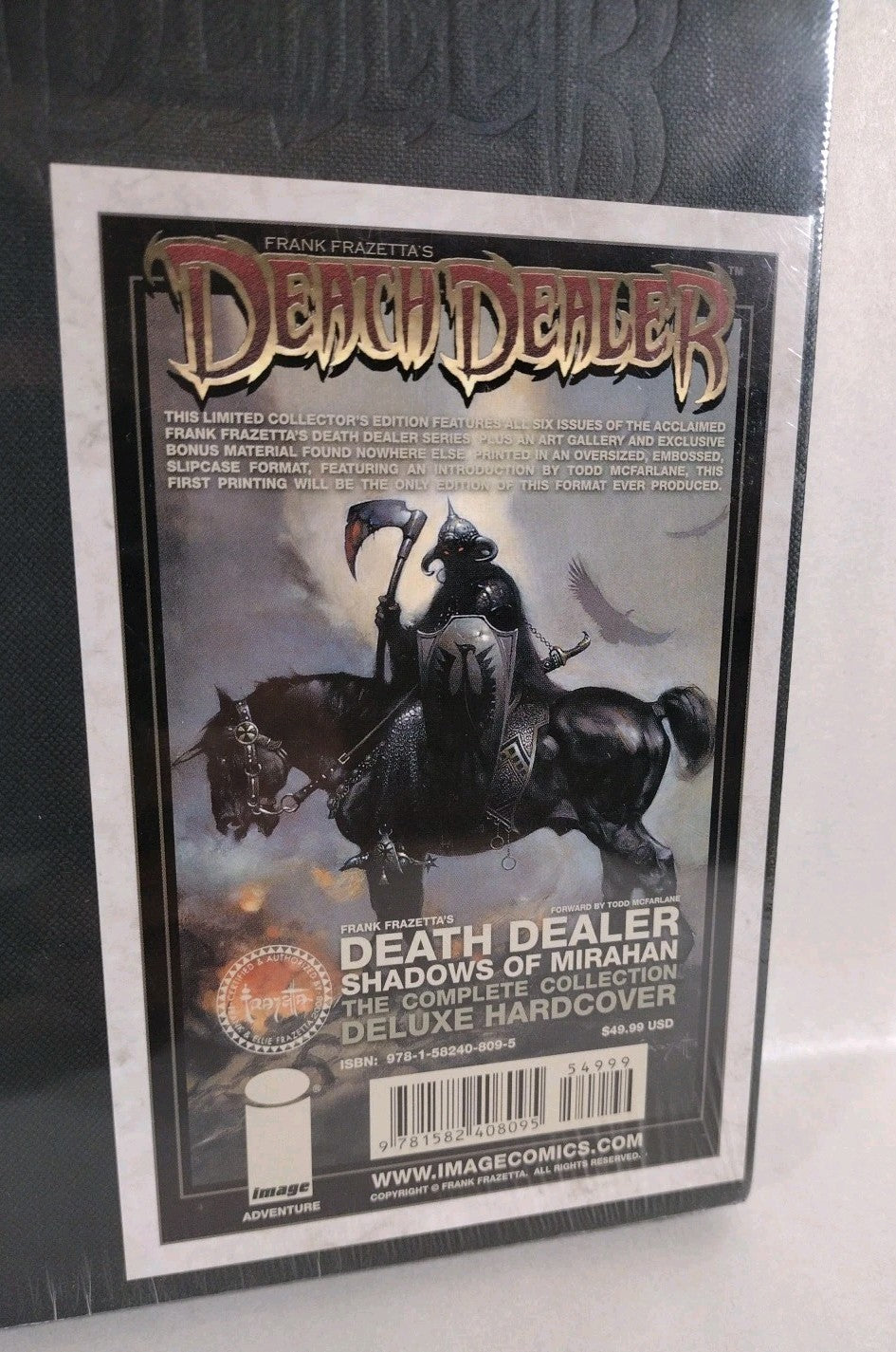 Frank Frazetta Death Dealer Shadows of Mirahan Deluxe HC Slipcase SEALED New