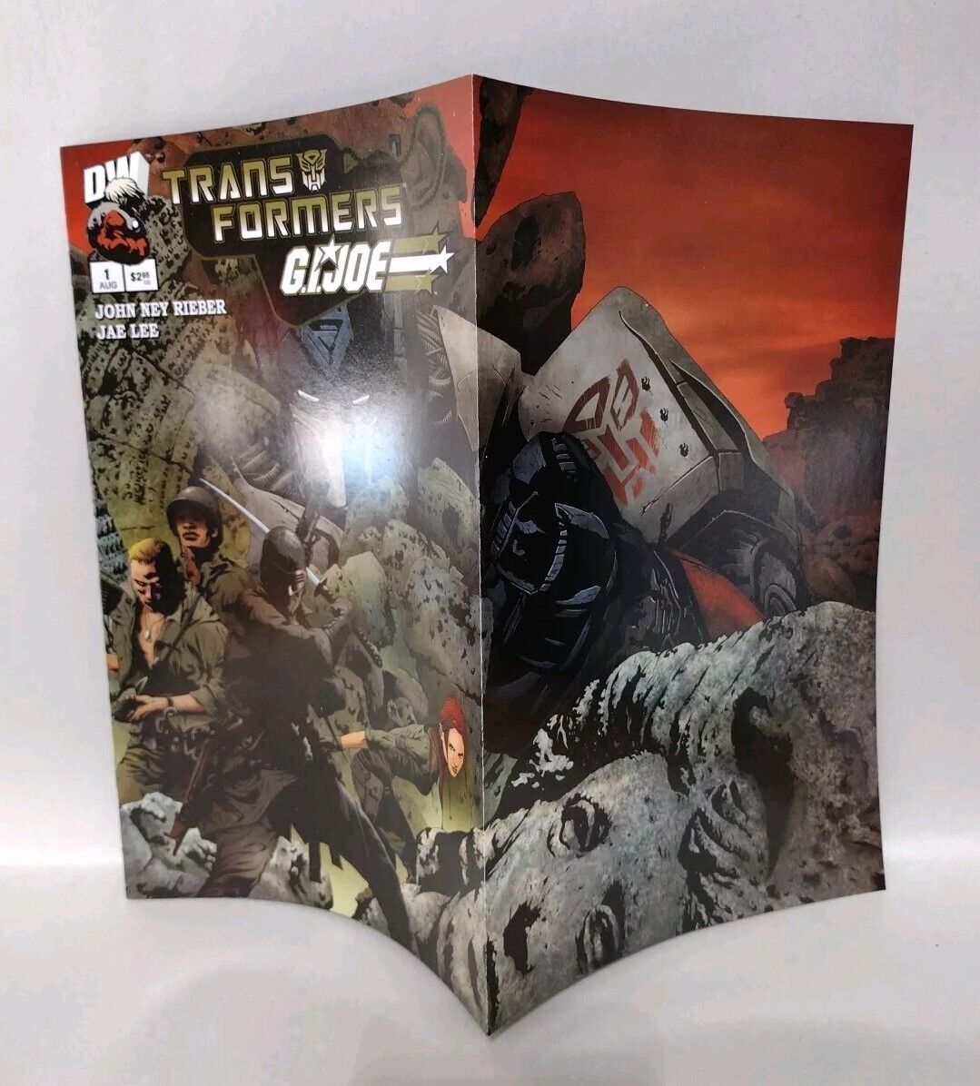 TRANSFORMERS GI JOE (2003) Complete DW Comic Lot Set #1 2 3 4 5 6 Jae Lee VF-NM