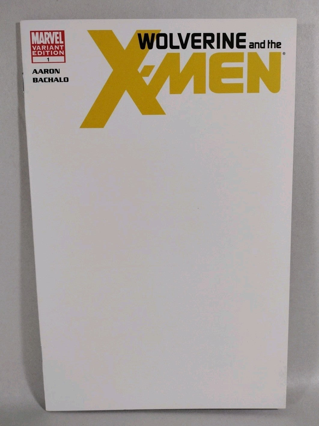 Wolverine And The X-Men #1 (2011) Marvel Comic Blank Sketch Variant Cover NM