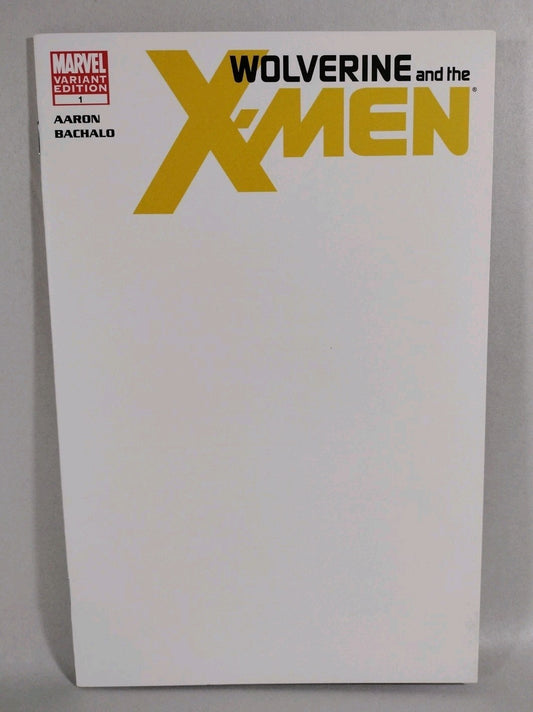 Wolverine And The X-Men #1 (2011) Marvel Comic Blank Sketch Variant Cover NM