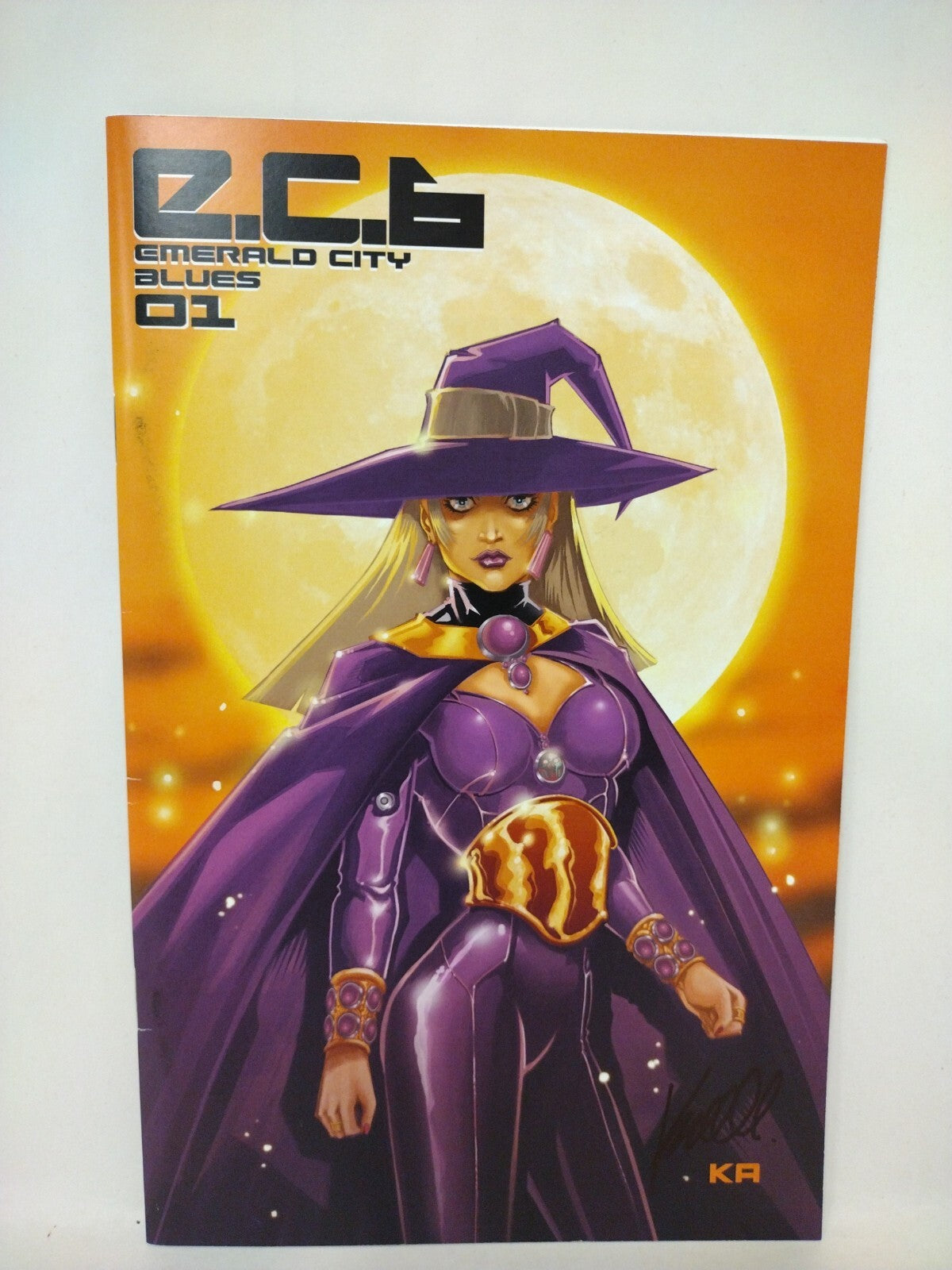EMERALD CITY BLUES # 1 (2019) Karl Alltstaetter Comic w Original DCastr ECB Art