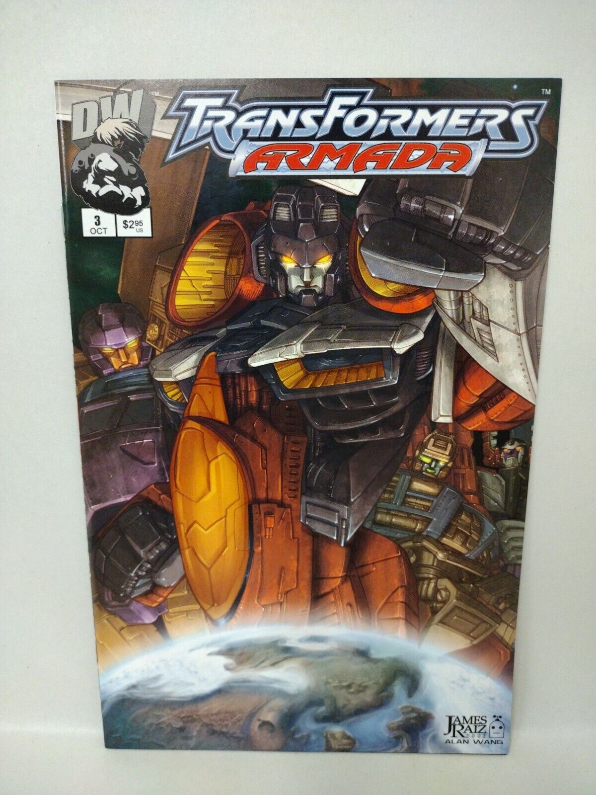 Transformers Armada (2002) Dreamwave Comic Lot Set #1 2 3 PREVIEW +Holo-Foil Var