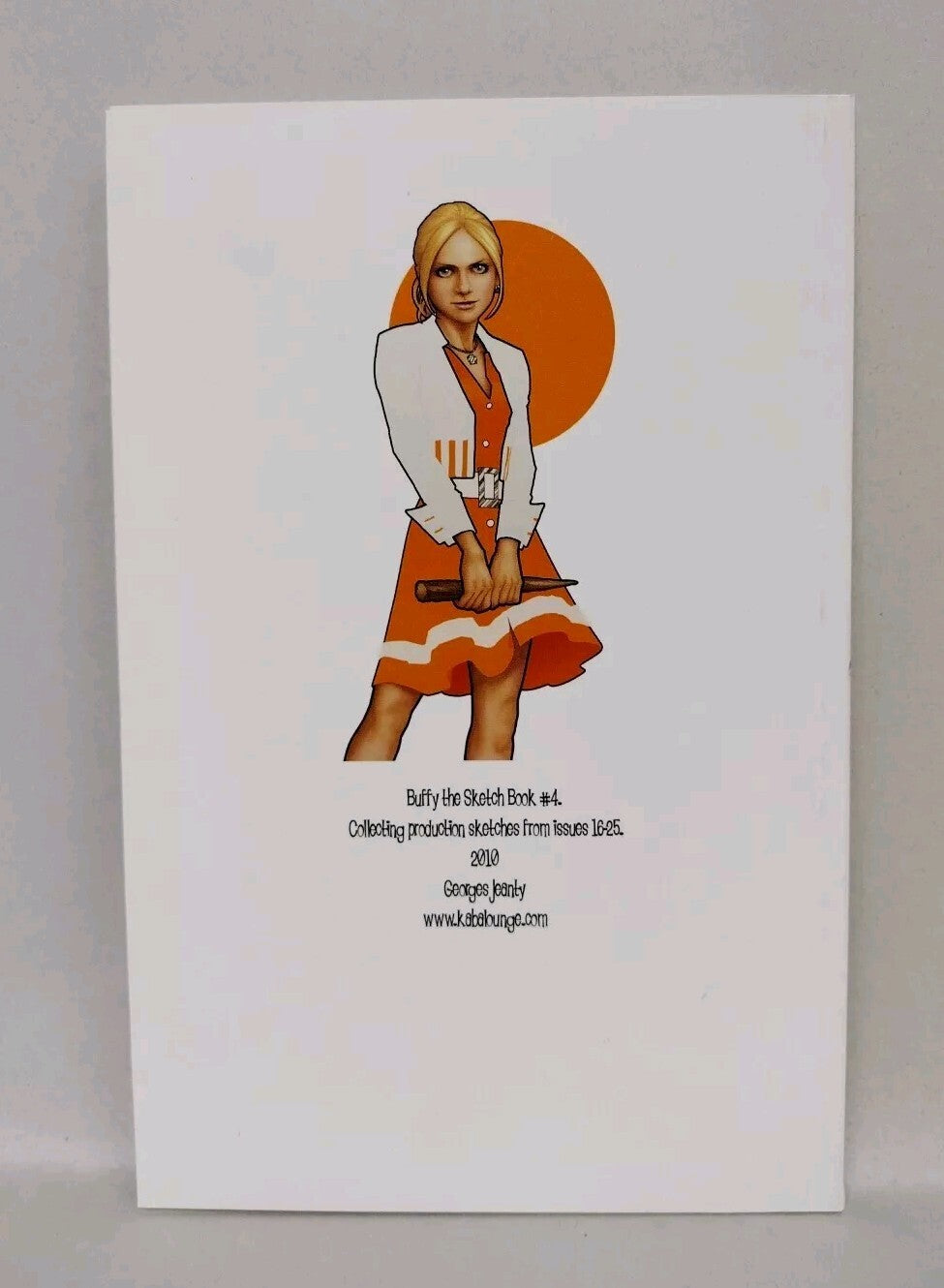 Buffy The Sketchbook #4 (2010) Vampire Slayer Comic Layout Georges Jeanty