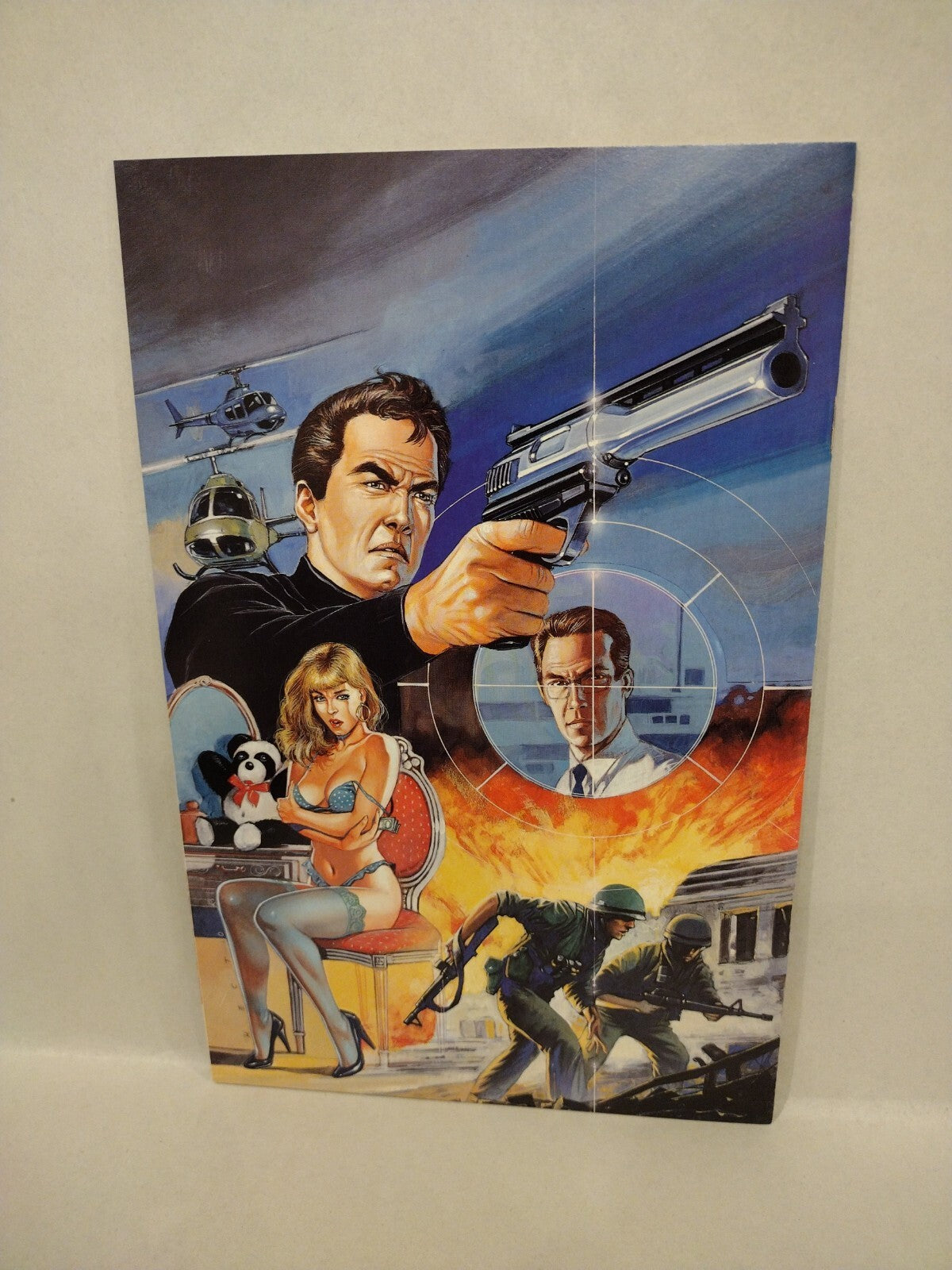Mack Bolan Executioner #1 (1993) Innovation Variant Comic Set w Poster VF-NM