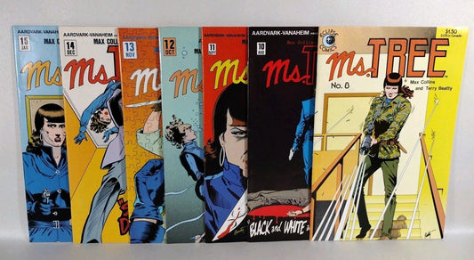 MS Tree (1984) Eclipse Aardvark Comic Lot #8 10 11 12 13 14 15 Max Collins VF-NM