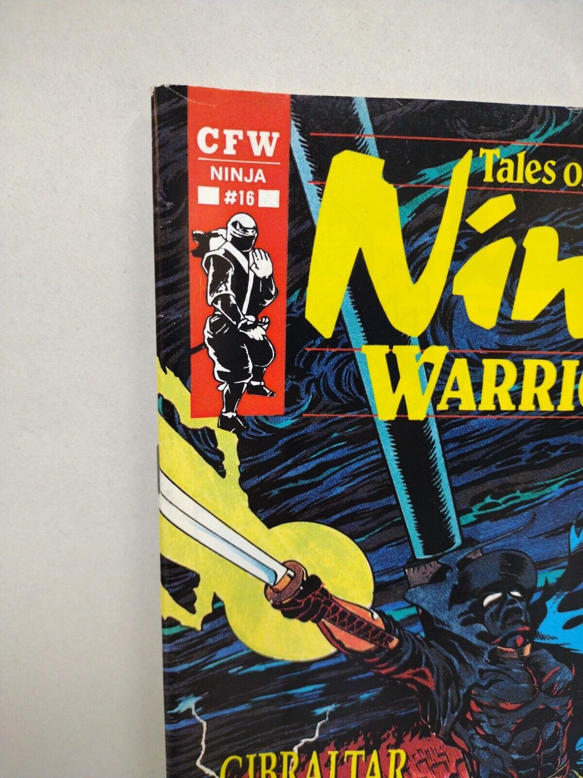 Tales of the Ninja Warriors #16 (1989) CFW Comic Last Issue Kabuki Kid 