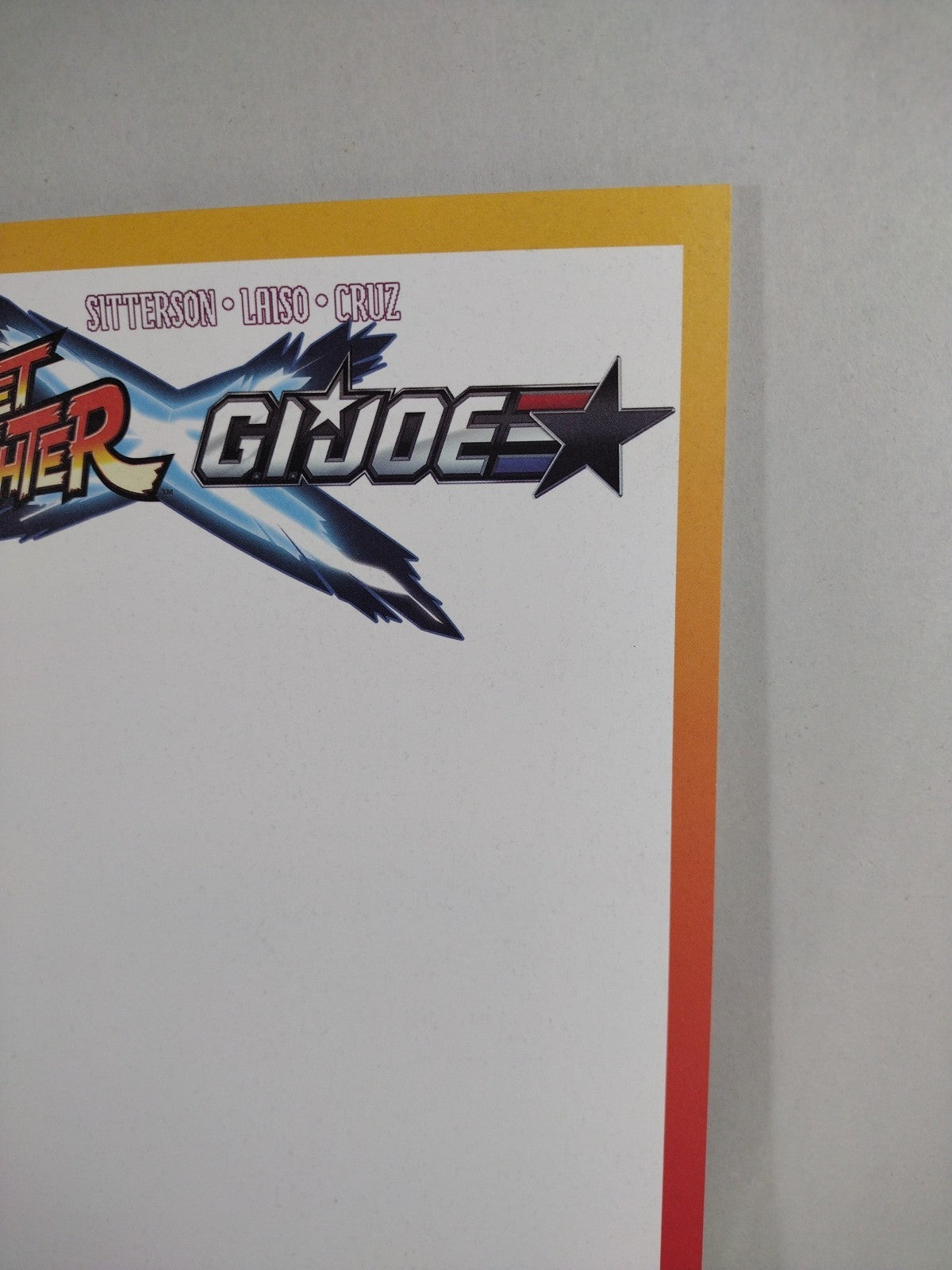 Streetfighter X GI Joe #1 (2016) IDW Blank Sketch Variant Cover Comic New NM
