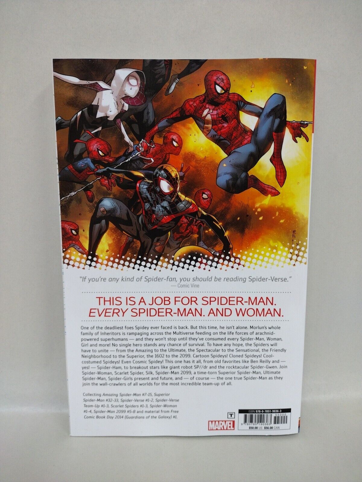 Spider-Verse (2023) Marvel TPB Dan Slott Giuseppe Camuncoli Olivier Coipel New