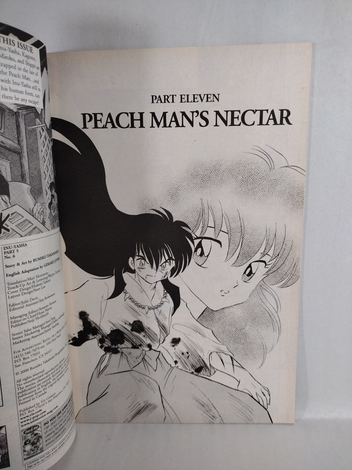 Inu-Yasha (1998) Part 5 Rumiko Takahashi Viz Comic Lot #4 5 6 7 8 9 10 11 VF-NM