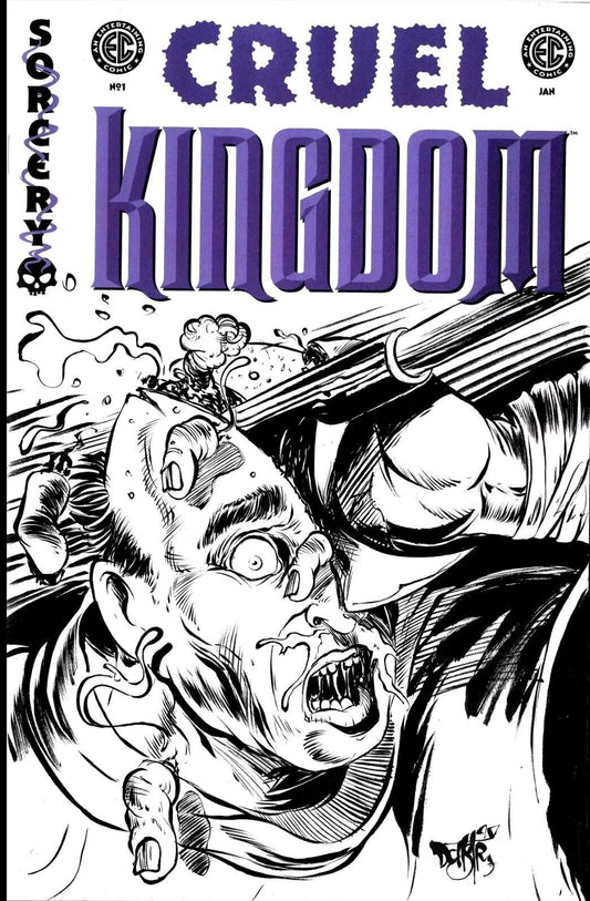 Cruel Kingdom #1 (2024) Oni EC Comic Sketch Cover Variant W Original DCastr Art