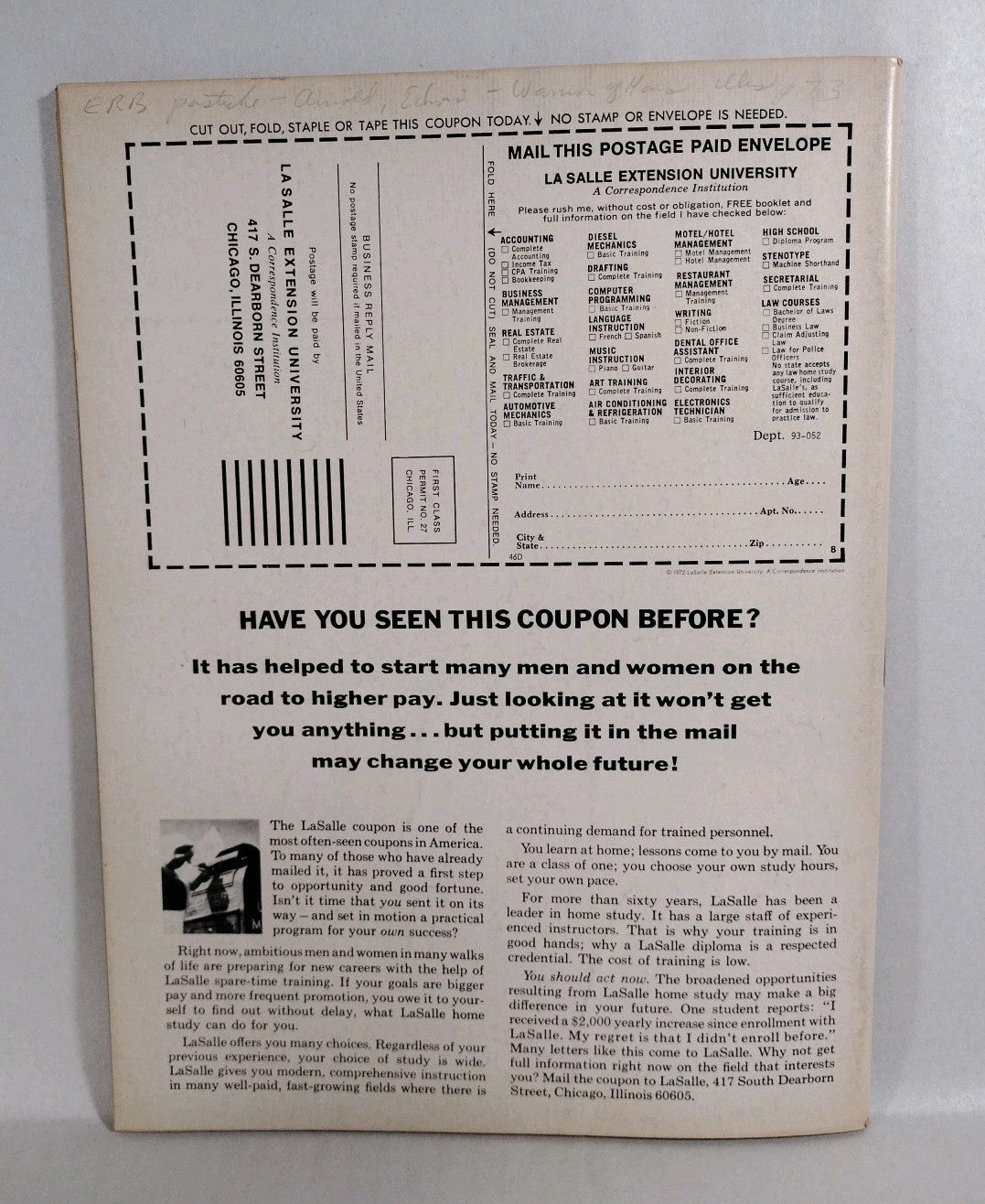 Monsters Unleashed Magazine #3 (1973) Marvel/Curtis Horror Comic FN