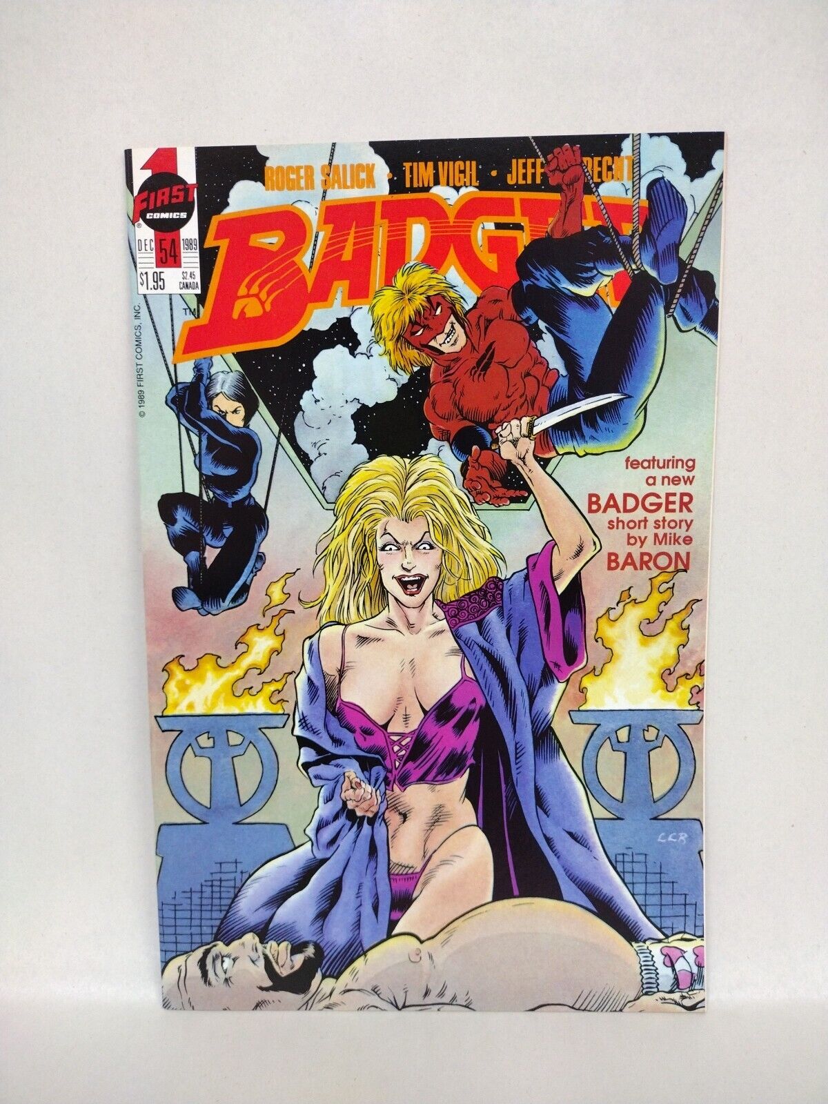 Badger #53 54 (1989) First Comic Set "Behind The Black Door" Pt 1 2 Tim Vigil