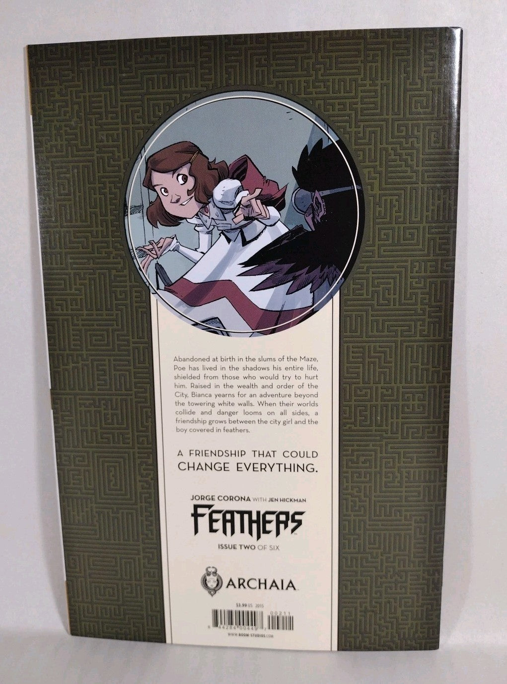 Feathers (2015) Complete Archaia Boom Studios Comic Set #1-6 Jorge Corona VF 