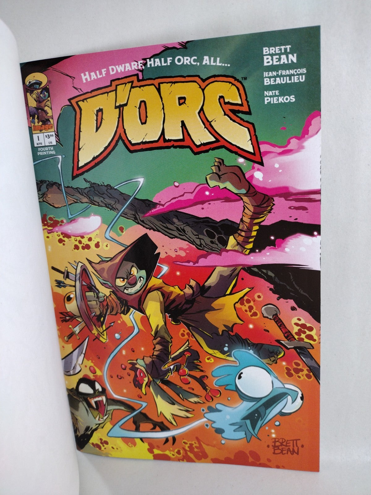 D'Orc #1 (2026) Image Comic 4th Print Sketch Cover Variant W Original DCastr Art