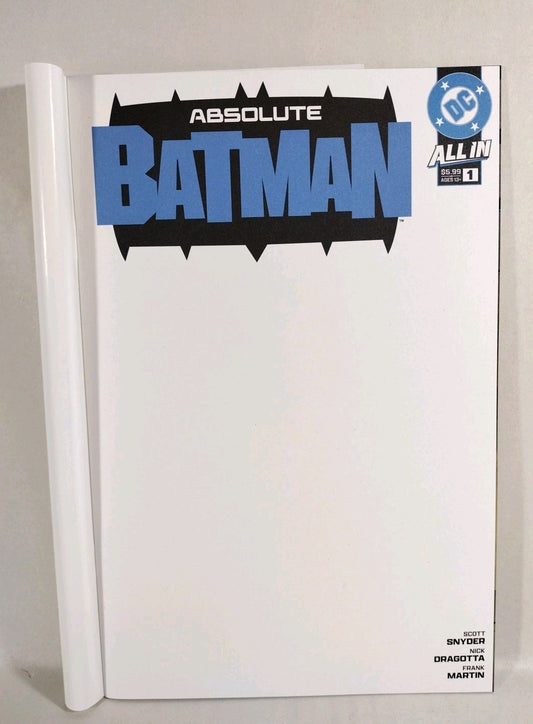 ABSOLUTE BATMAN 1 (2024) DC Blank Sketch Variant Cover 1st Print CAMEO JOKER NM