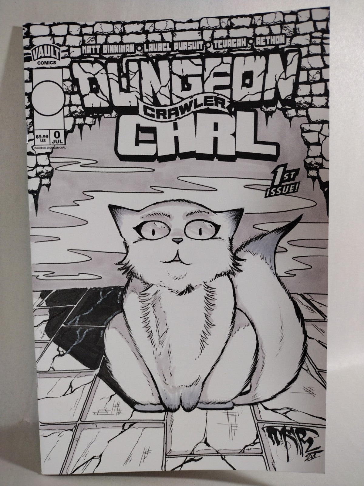 Dungeon Crawler Carl #0 (2026) Vault Comic Sketch Cover W Original DCastr Art