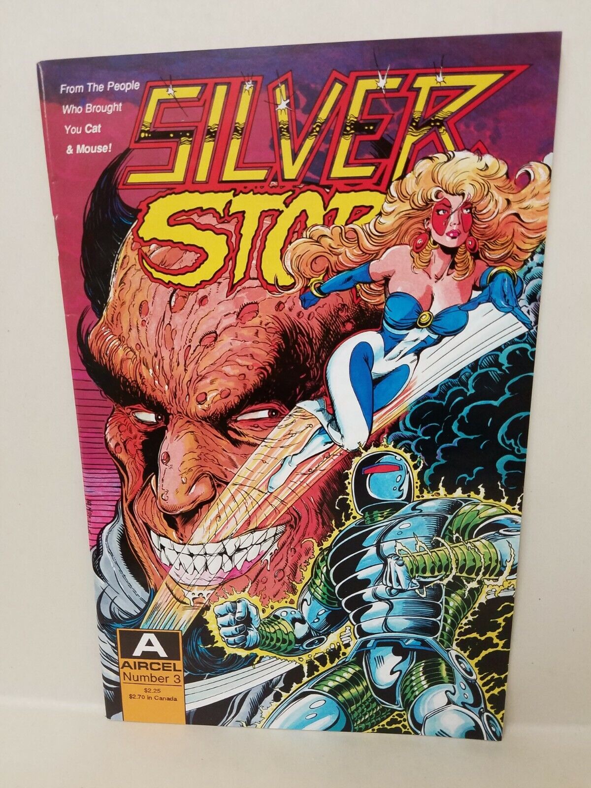 SILVER STORM #1 2 3 4 Complete Limited Series Set (1990) Aircel Comics 