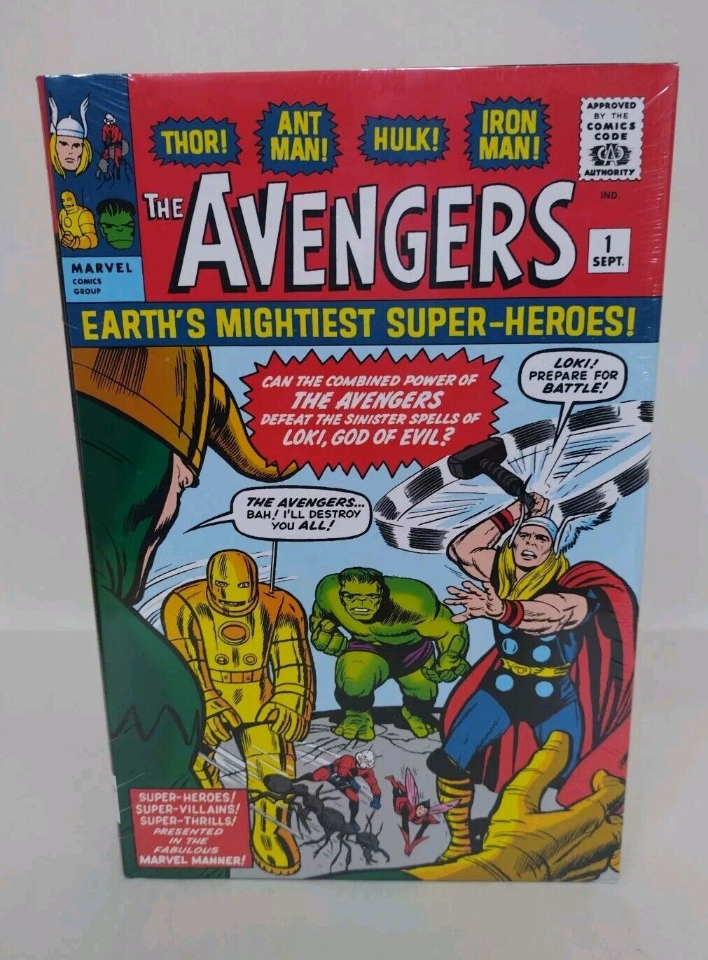 Avengers Omnibus Vol 1 Marvel Hardcover Stan Lee Jack Kirby Don Heck New Sealed