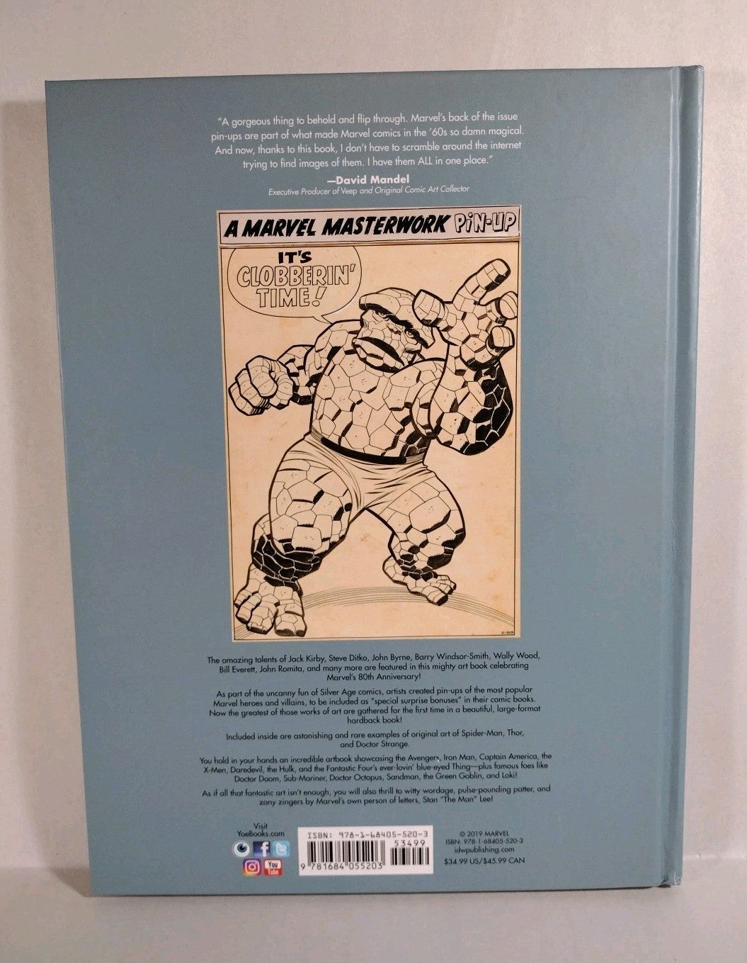 MARVEL MASTERWORKS PIN-UP (2019) IDW Oversized Hardcover Steve Ditko Jack Kirby 