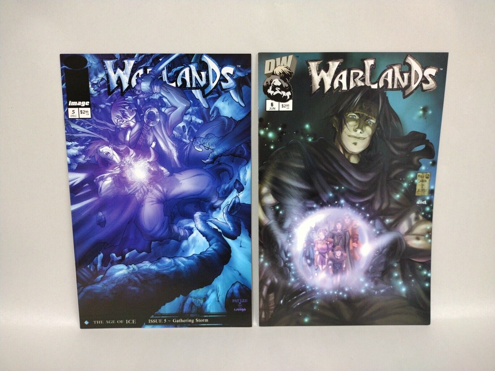 Warlands: Age of Ice (2001) Complete Image DW Comic Lot Set Pat Lee #1-9 1/2 0