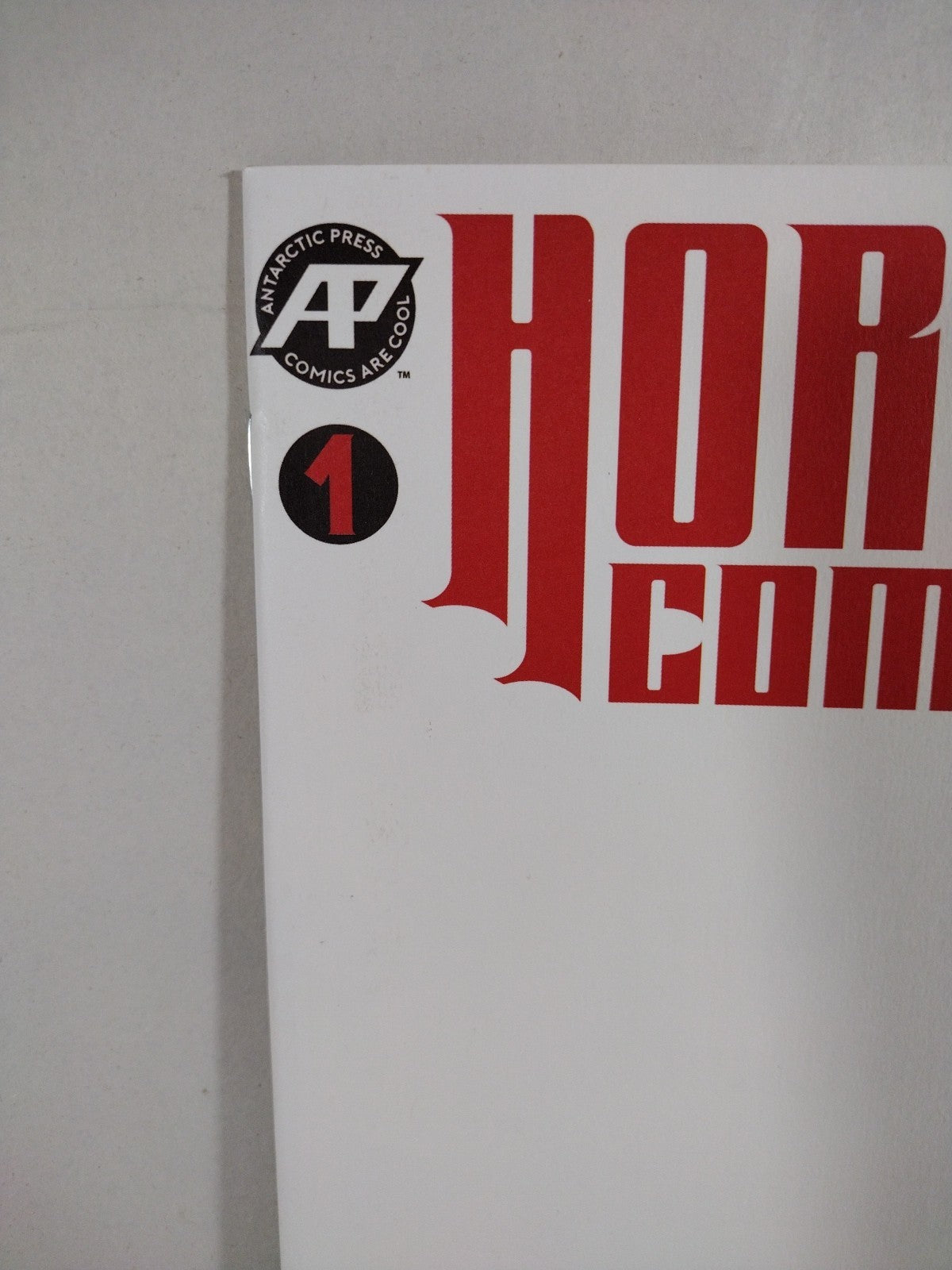 HORROR COMICS #1 (2019) Antarctic Press Variant Blank Sketch Cover Comic NM