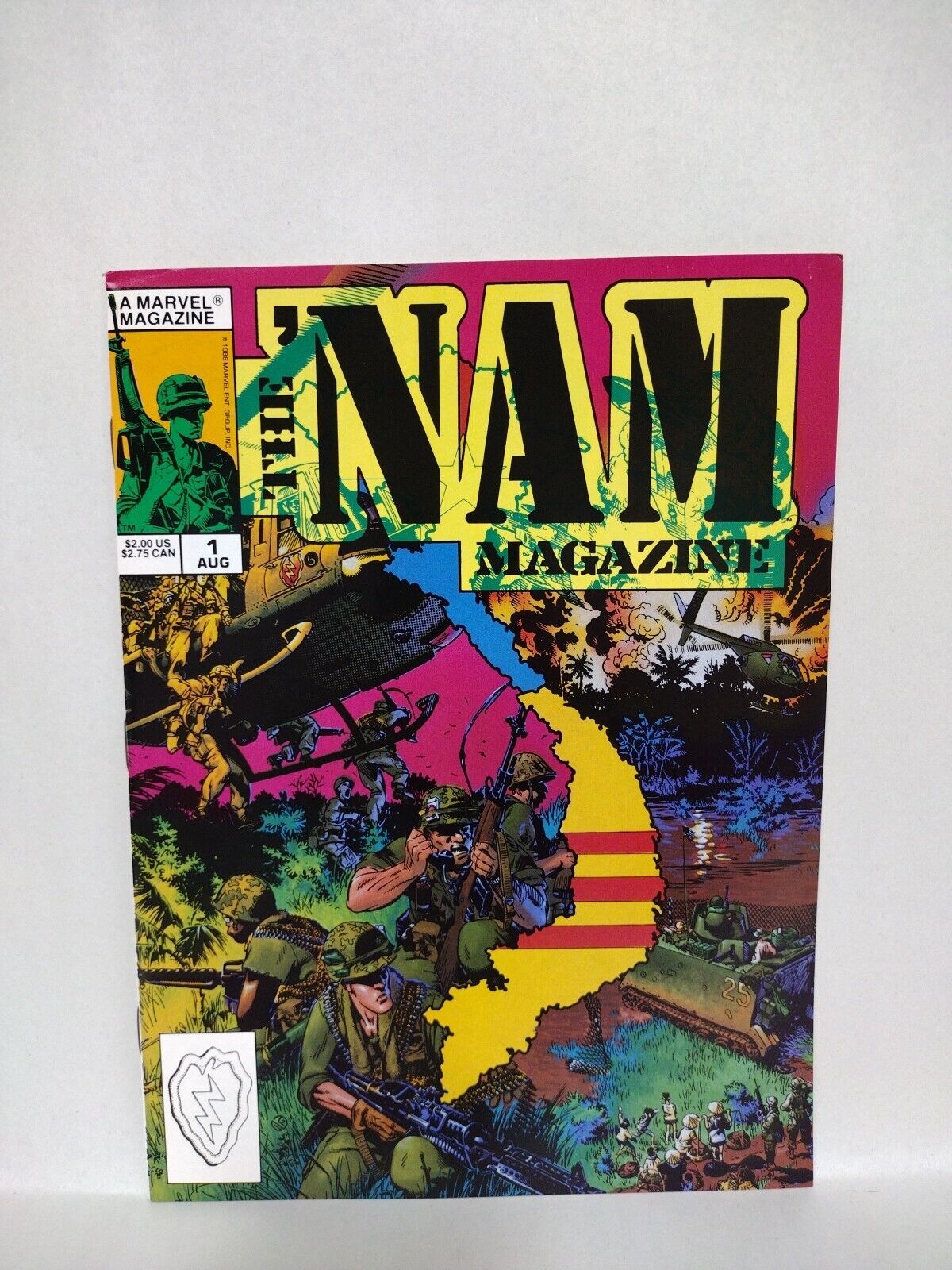 The NAM Magazine (1988) Marvel Comic Lot Set #1 2 3 4 5 Michael Golden FN