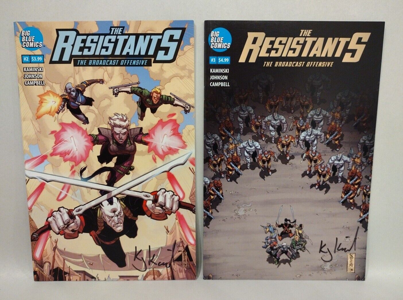 Resistants (2016) #0-3 Hyper-Action 1-3 + One-Shot Big Blues Comic Lot Set