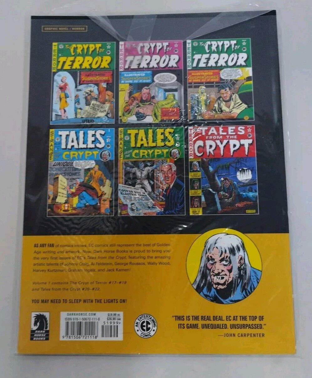 EC Archives Tales from the Crypt Vol 1 New TPB SC John Carpenter Dark Horse 2021